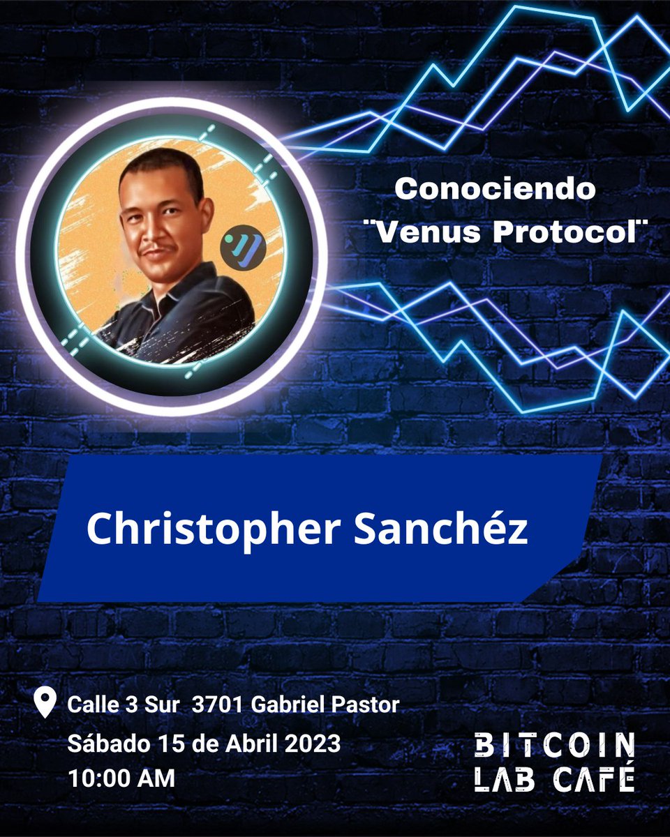 🚨Atención comunidad, aparten fecha 🗓️

Nos vemos el próximo sábado 15 de abril para conocer, todo sobre el  ecosistema de <a href="/VenusProtocol/">Venus Protocol</a> de la mano de <a href="/Christowarrior/">Christowarrior 🇲🇽🔸🔶</a>