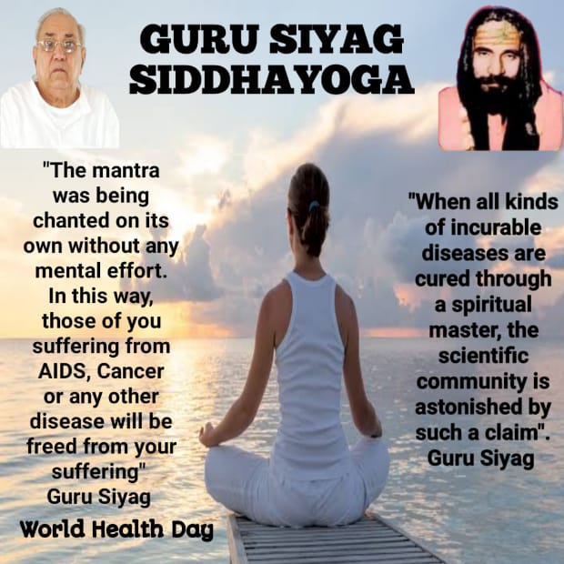 When you take care of your soul, you are taking care of your overall health. Practice Guru Siyag Siddhayoga imparted by Kalki Avatar Guru Siyag to keep mind, body and soul healthy #worldhealthdayforall