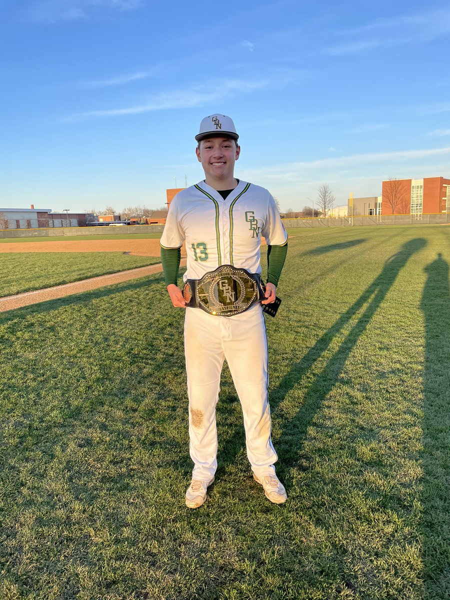 GBN_Baseball's tweet photo. Spartans improve to 6-3 following a 14-3 victory over Lake Forest.

N.J. Gott earned #TheBelt…W / 4.1 IP / 3 R / 3 ER / 4 H / 2 K / 1 BB

Spencer Geake…3 hits

Kevin Geake, Ryan Rossi, Chase Petersen, and Mason Primack each had 2 hits.

Ethan Bass…HR

Blake Telpner…2-run 1B https://t.co/JMmYC7WS55