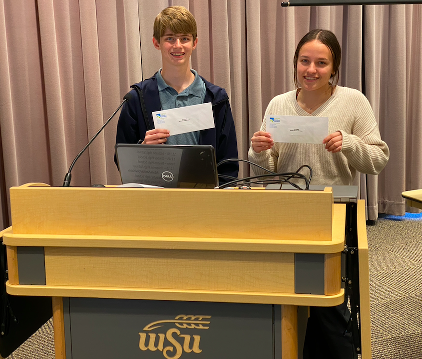 Congratulations to <a href="/DeSotoWildcats/">De Soto Wildcats</a>
Austin Chase and Maite Foss!  2023 Kansas Economic Challenge State Champions - (David Ricardo Division) 
 "Nice Doing Busine$$ With You!"<a href="/DHS_BusinessEd/">De Soto HS CTE - Business Education</a>