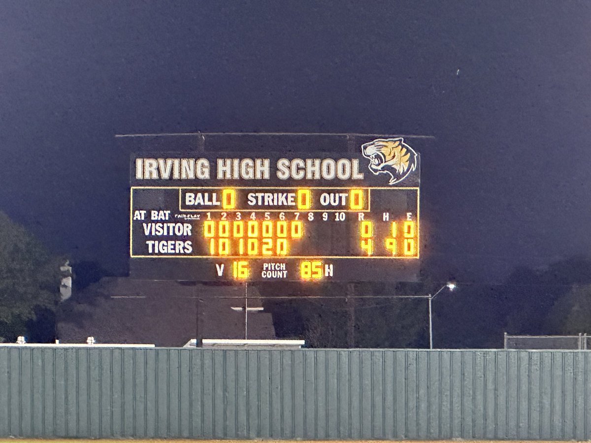 Baseball wins tonight. Softball wins at home. Great night for the Tigers!!! #TigerFamily #GreatDayToBeATiger