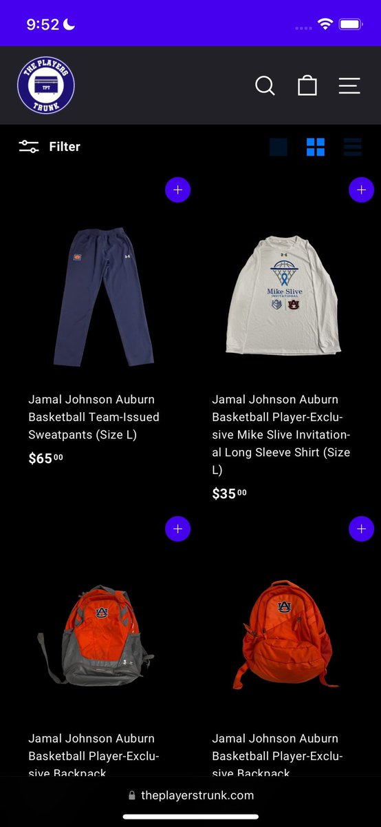 Jamal Johnson (@_jamaljohnson) on Twitter photo Auburn Fans! Excited to partner up with <a href="/theplayerstrunk/">The Players Trunk</a> to give you a chance to own some of my old team gear. Hit the link to grab something!
theplayerstrunk.com/collections/ja… Auburn Fans! Excited to partner up with <a href="/theplayerstrunk/">The Players Trunk</a> to give you a chance to own some of my old team gear. Hit the link to grab something!
theplayerstrunk.com/collections/ja…