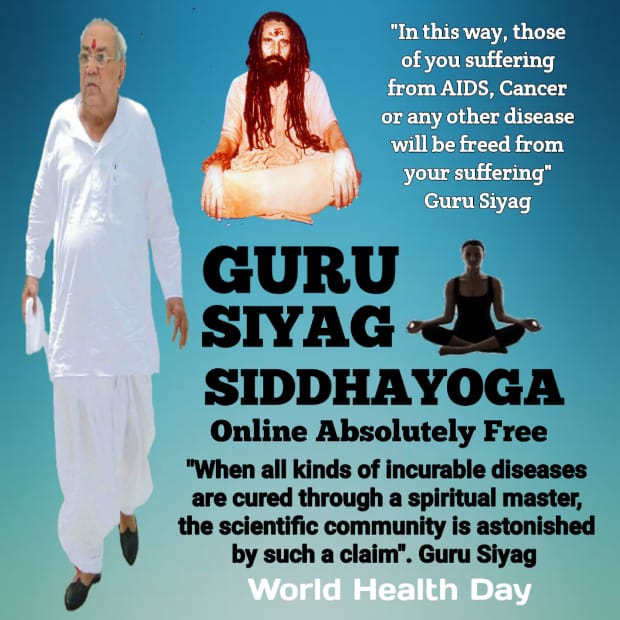 ChaseerHitesh's tweet photo. #worldhealthdayforall
99% - or almost the entire world's population breathes air with unhealthy levels. Regular practice of Guru Siyag Siddhayoga unveiled by Kalki Avatar Guru Siyag detoxifies body and makes it healthy https://t.co/CNfdrUQzNP