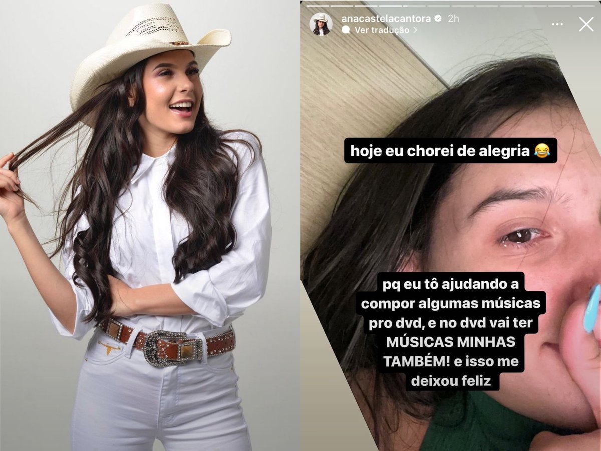 lignosertanejo's tweet photo. A felicidade da Ana Castela por estar
compondo músicas para o seu DVD. 😍 https://t.co/RVGKuCxGvY