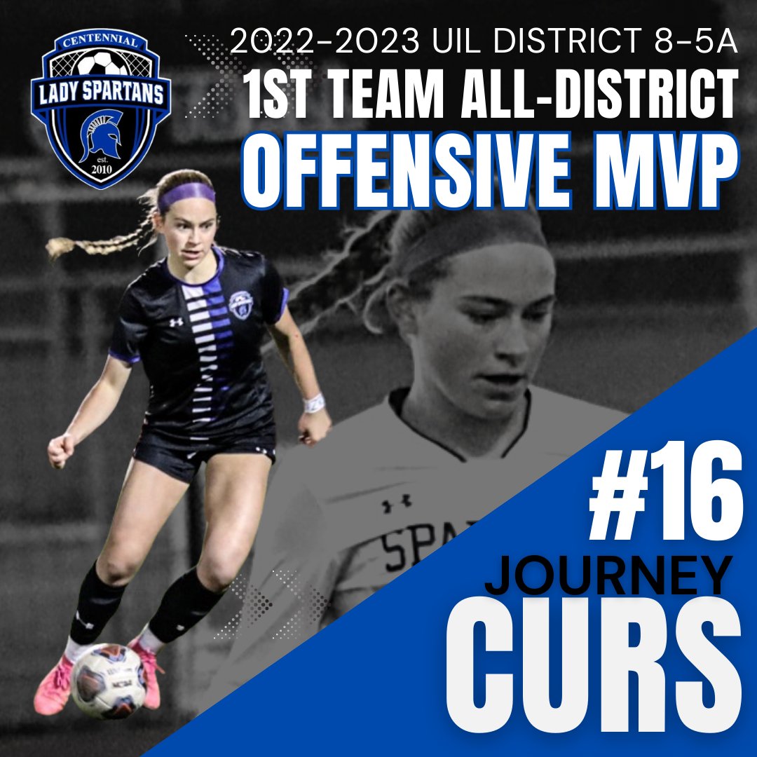 CHSLadySpartans's tweet photo. Now for the Superlatives in a very competitive and talented District 8-5A

@JourneyCurs is the Offensive MVP

And

@CursHazel08 is the Defensive Newcomer of the Year https://t.co/4t8oF0ghAd