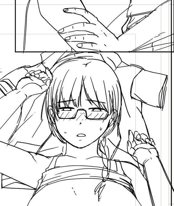 今描いてるのソバカス眼鏡三つ編み地味目人妻なんだが、ロクにプロット練らないままネームを始めてしまった為に度々直しをぶっこみ、めちゃクソ迷走しながら描いてる…コミ1に間に合わせる予定ではあるが… 