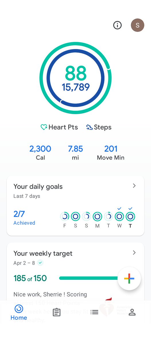 sweetreefromnyc's tweet image. Pretty good walking day. Over fifteen thousand steps...
Almost 8 miles...
Hallelujah.... 🙏
@DrKristieLeong
@walkwithadoc
#walkmore 
#WalkingMatters
