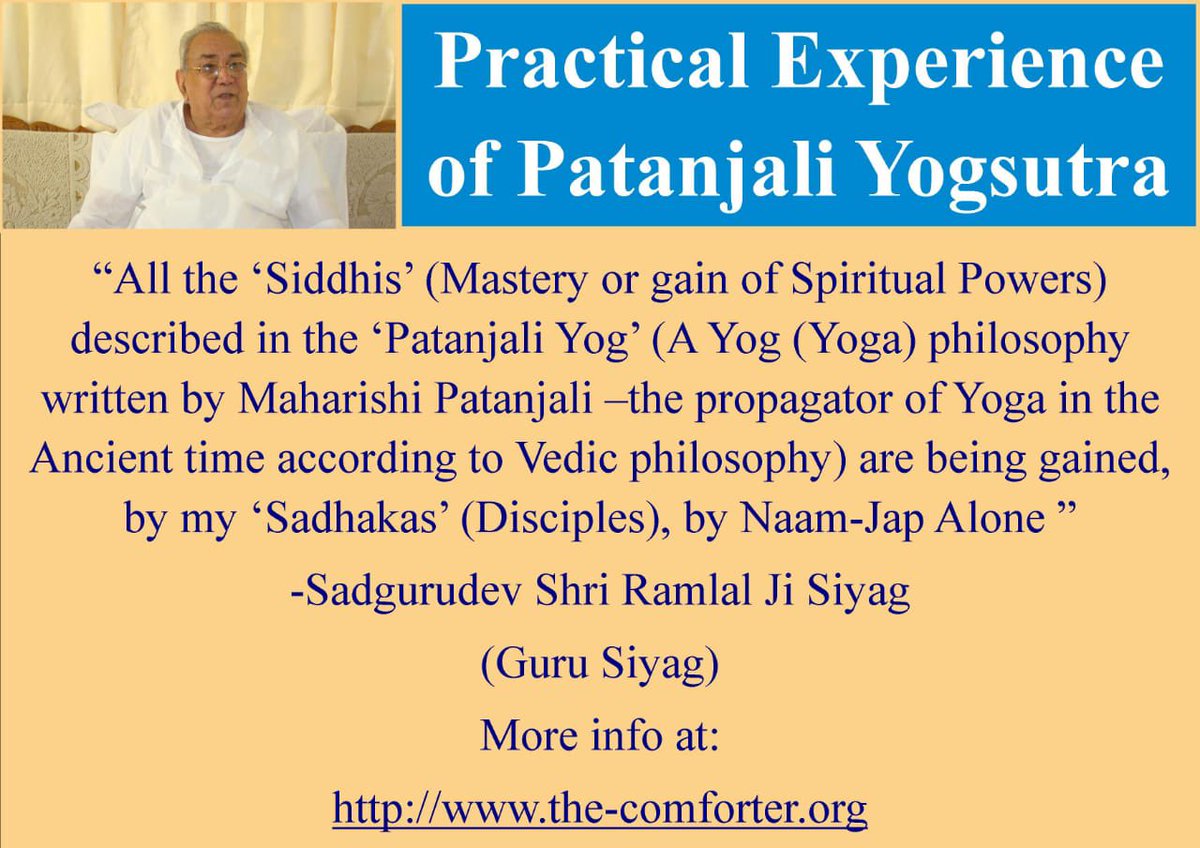 #worldhealthdayforall People spend money on astrology to know their future but in Guru Siyag Siddhayoga practitioners have visions of unlimited  pat &amp; future &amp; inner guidance for their next best action. Start today &amp; experience this for yourself!