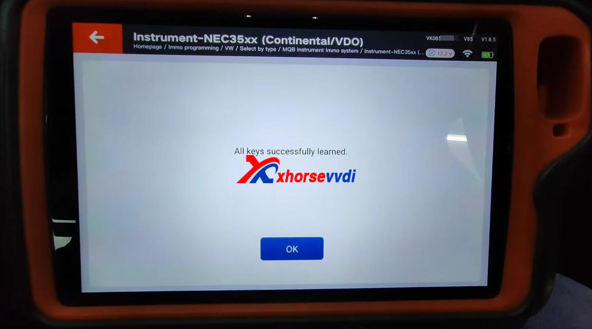 Xhorsevvdi's tweet image. Read MQB48 digital cluster + Add Key ✅
with #xhorse KTP 😃
CRE: choo ming ng 😎
#mqb48 #digitalcluster #AddKey #keytoolplus #keyprogramming
