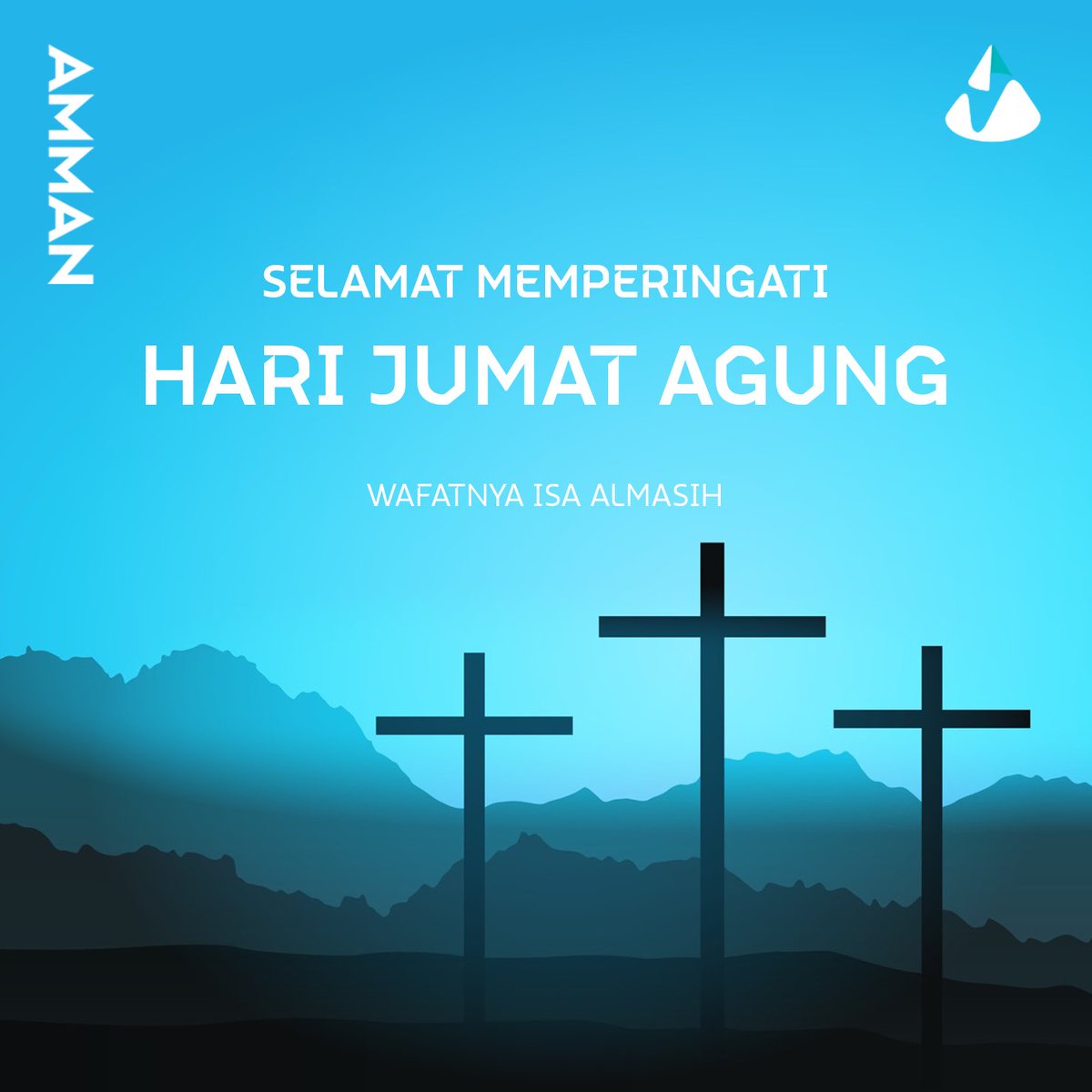 AmmanMineral's tweet photo. Marilah kita memaknai hari ini dengan penuh syukur dan merenungkan arti dari kasih dan pengampunan-Nya. 

Selamat memperingati Hari Wafatnya Isa Almasih.

#LegacyofBest
#AmmanMineral 
#JumatAgung
#GoodFriday https://t.co/Y9VASmLUlO