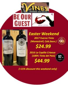 EASTER WEEKEND BAR POUR