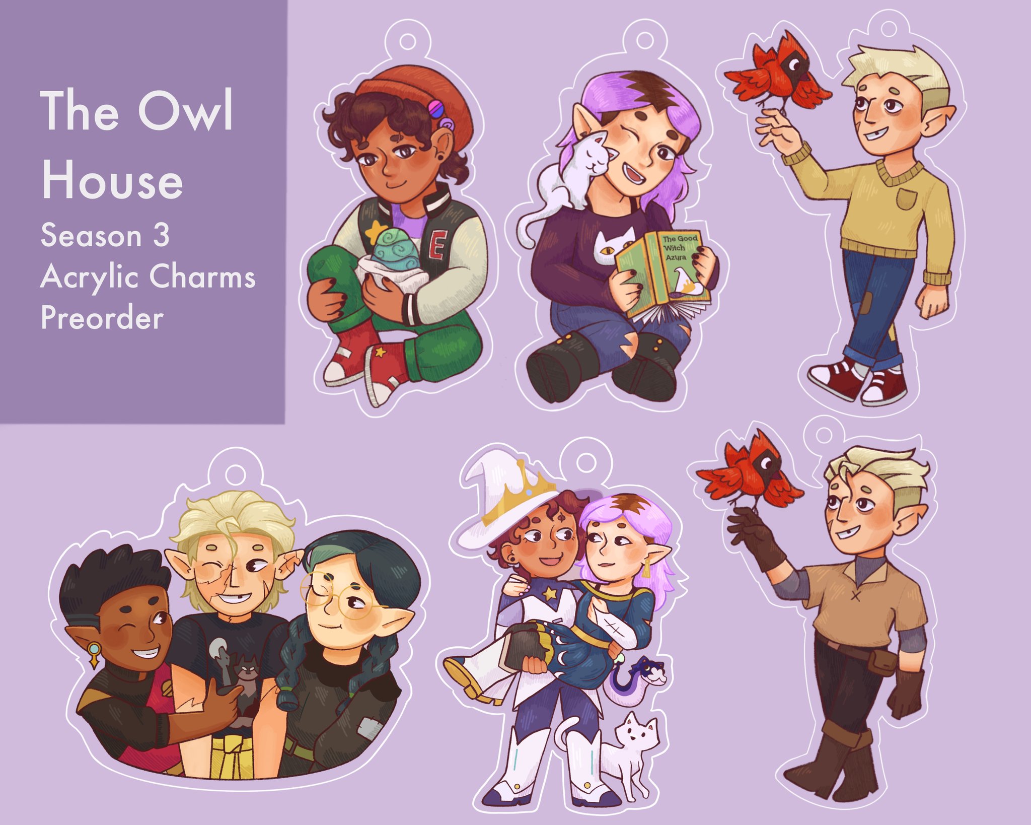 The Owl House Season 3 Acrylic Charms 