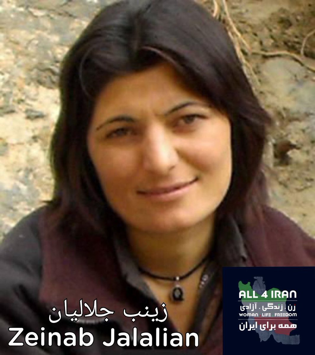 #zeynabjalalian is a symbol of #courage and #resilience in the face of #injustice. As she continues to suffer in #IRI prisons, let's raise our voices and stand in #Solidarity with her. #FreeZeynab  #HumanRights #WomanLifeFreedom
#MahsaAmin #All4Irab