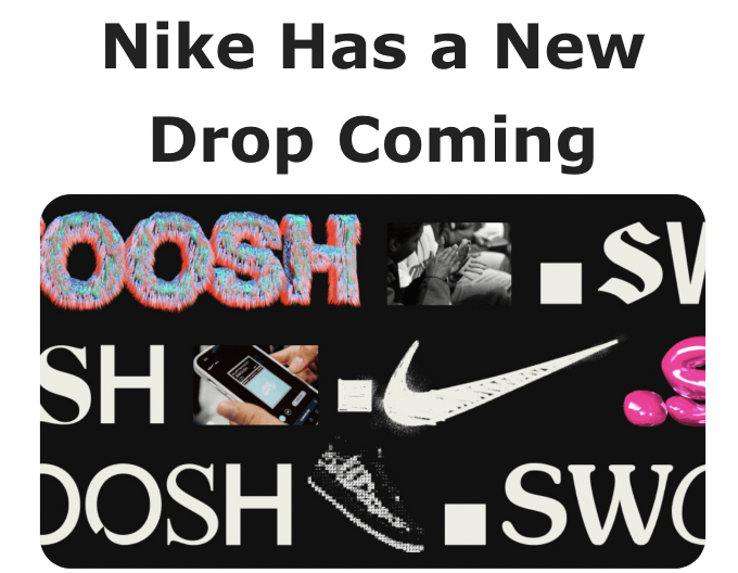 Steffmuzik's tweet photo. 👟 Nike drops the Our Force 1 Collection, the first. SWOOSH digital-only release!

 Multiple designs in Classic Remix and New Wave boxes, no physical sneakers. 

Pre-sale for SWOOSH members, then general access. 

Are digital sneakers the new hype? Stay tuned! #OurForce1 https://t.co/w9egqzcqLI