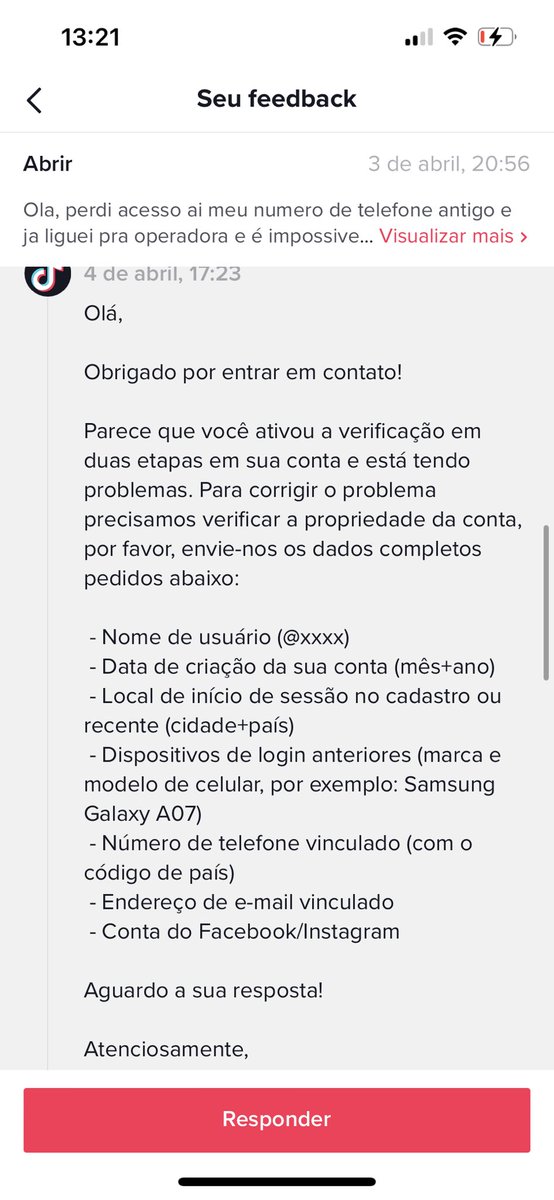 Sallesink's tweet photo. @TikTokBrasil Ve ai o suporte pra galera que precisa de atendimento https://t.co/xsZklLJc4b