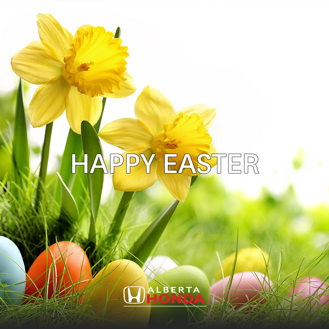 From our family to yours, Happy Easter! Have a great long weekend everyone!

For our updated weekend hours please visit albertahonda.com.

#easter #EasterHolidays #HappyEaster