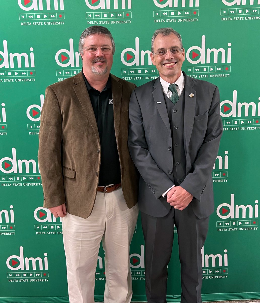 DMI Director and Chair of Entertainment Industry Studies, Richard Tremmel welcomes incoming DSU President Dr. Daniel Ennis  <a href="/DeltaState/">Delta State University</a> <a href="/DSU_Alumni/">Delta State Alumni</a> <a href="/DSU_Foundation/">Delta State University Foundation</a>