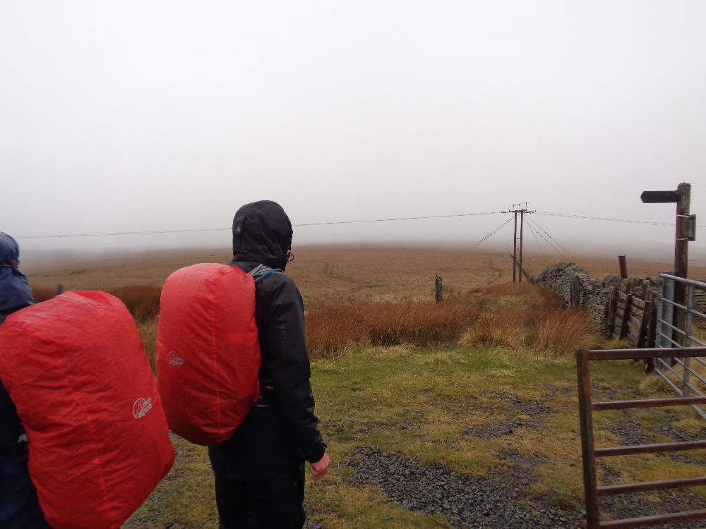 KnipeMike's tweet image. 21 miles above Weardale on a wet and windy day. Left LTD at home due to the forecast. We (me, Diane, Davi and Li Yang) got wet. Refreshing, though....