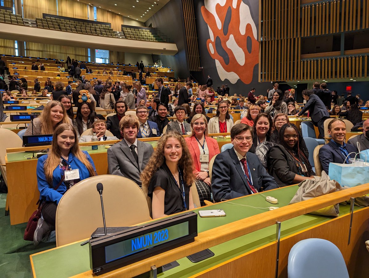 Oh, and yep: we DID earn the Outstanding Delegation award for Angola, too!  Plus Outstanding Delegate in Committee awards for Emma Sullivan and CeCe George-Pratt!  Inclusivity, cultural awareness, and kindness go a long way. <a href="/uwoshkosh/">UW-Oshkosh</a>