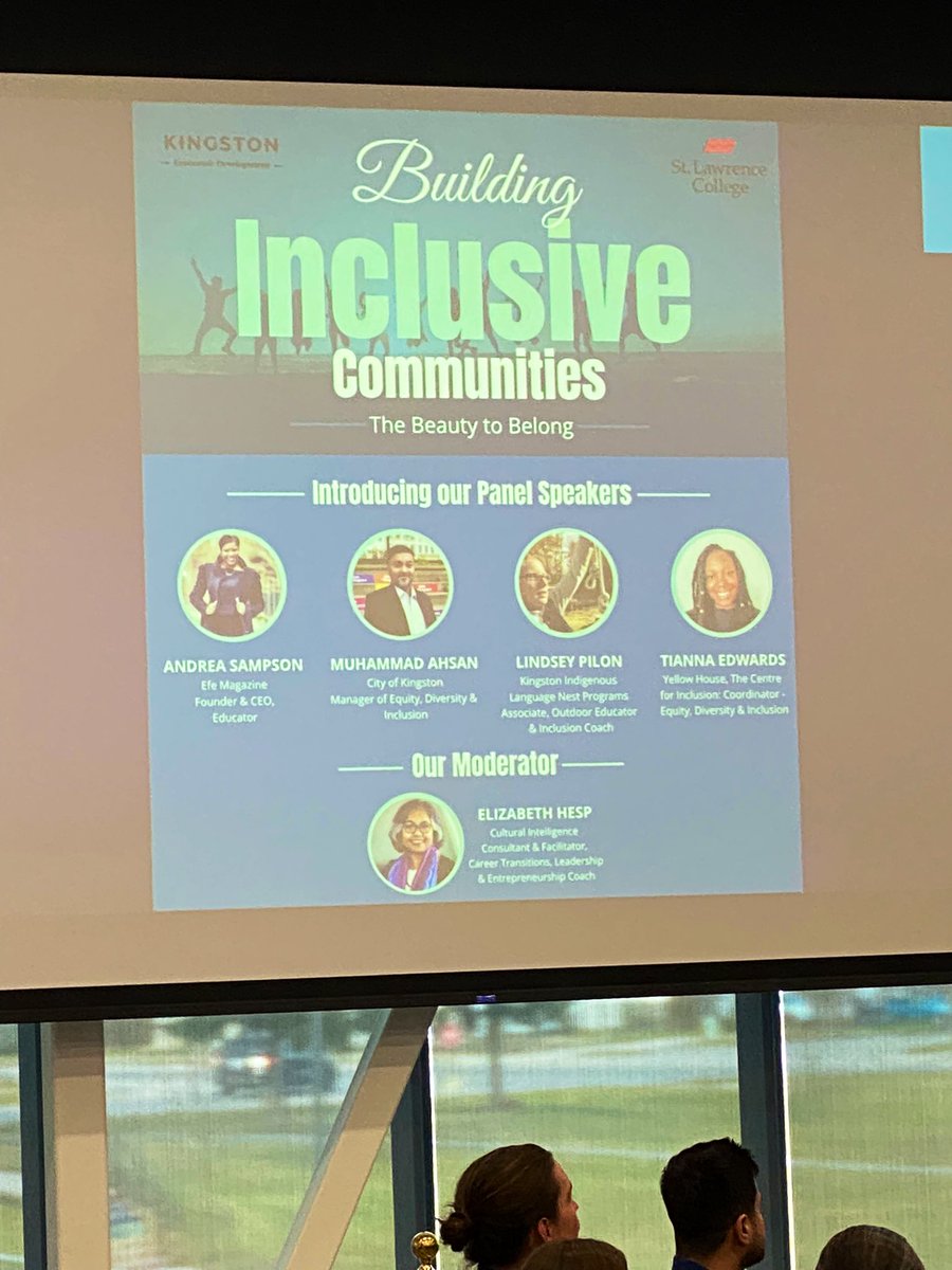 gvollebregt's tweet photo. Was thrilled to bring opening remarks to Building Inclusive Communities - The Beauty to Belong @whatsinsideslc this evening. Amazing community turnout - special thanks to our  entire SLC  team, @cityofkingston @KingstonEcDev and of course our brilliant panelists! https://t.co/EO0f3r1p04