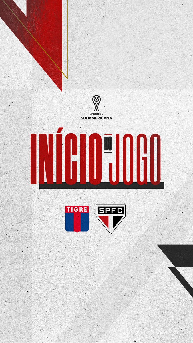 Começou o jogo! 

#TIGxSPFC 
#VamosSãoPaulo 🇾🇪