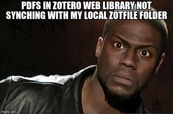 stackamemia's tweet image. PDFs in Zotero Web Library not synching with my local Zotfile folder academia.stackexchange.com/questions/1948… #referencemanagers