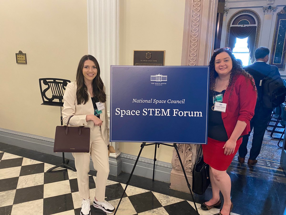 Ms. STEM takes the White House!!! What a truly unforgettable day attending the Space Council’s Space STEM Forum at the White House today. I am looking forward to the work that is being done and only hope I can contribute even a little to it.