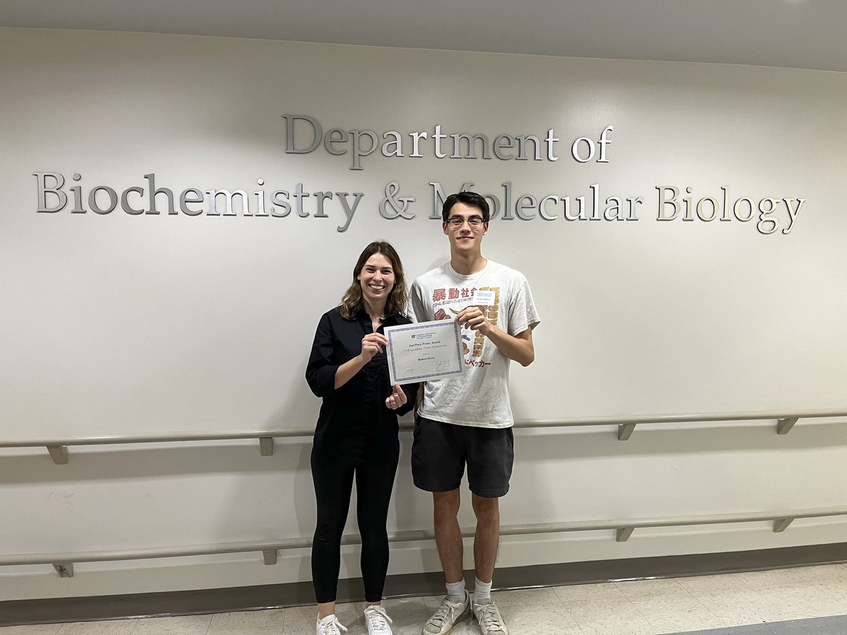 Linda Bloom (@uf_repligators) on Twitter photo Shoutout to our undergrad Robert Davis for winning second place in the 3rd Annual Biochemistry and Molecular Biology Undergraduate Symposium! 🎉<a href="/UFBioMed/">UF Biomed Sciences</a> Shoutout to our undergrad Robert Davis for winning second place in the 3rd Annual Biochemistry and Molecular Biology Undergraduate Symposium! 🎉<a href="/UFBioMed/">UF Biomed Sciences</a>