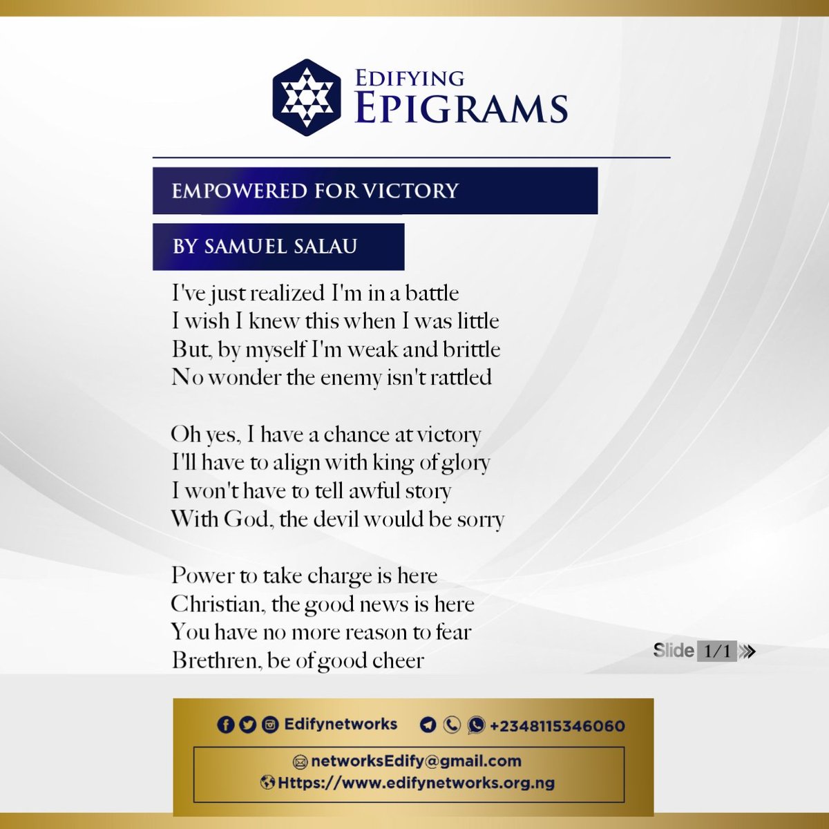 EdifyNetworks's tweet photo. Edifying Epigrams

#edify https://t.co/qFggKFj7pn