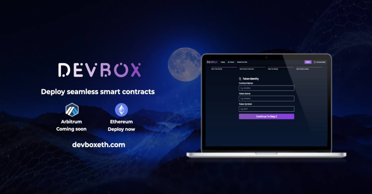 Empowering Future Builders 💜

The all in one no code, AI token deployment suite!

TG BOT: t.me/devboxdeploybot
dApp: devboxdeploy.app

Open The Box: T.ME/DevBoxPortal