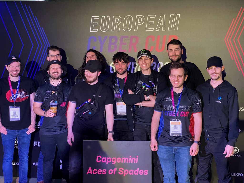 Charlie Bromberg « Shutdown » (@_nwodtuhs) on Twitter photo Let’s goo, <a href="/EuCyberCup/">European Cyber Cup</a> is over 🏴☠️
🥇 We won the bug bounty (<a href="/Wlayzz/">Lucien Doustaly « Wlayzz »</a> did it all)
🥉 We ended 3rd on Forensic
🥉 And we finished 3rd on general scoreboard (1st enterprise team)
We had a blast, great orgs, great challs, great teams, big improvement since 2022 ✌️ Let’s goo, <a href="/EuCyberCup/">European Cyber Cup</a> is over 🏴☠️
🥇 We won the bug bounty (<a href="/Wlayzz/">Lucien Doustaly « Wlayzz »</a> did it all)
🥉 We ended 3rd on Forensic
🥉 And we finished 3rd on general scoreboard (1st enterprise team)
We had a blast, great orgs, great challs, great teams, big improvement since 2022 ✌️