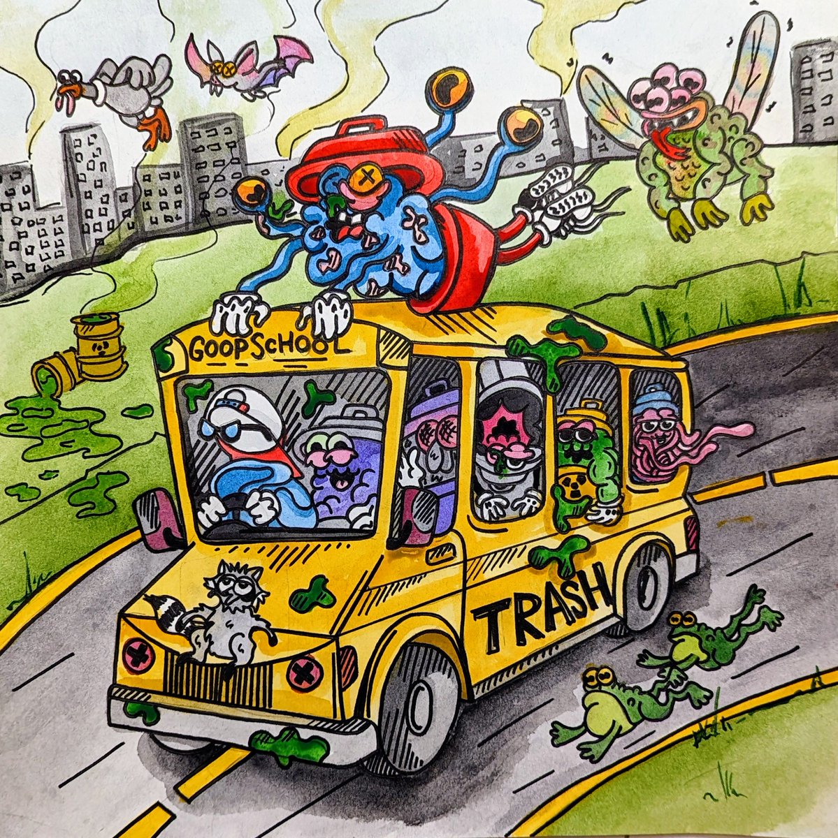 Hello, <a href="/garbagefriends/">Garbage Friends ♻️</a>
We step on the gas to be in time for Garbage school !!!🤟🤟🤟 This is what we've been waiting for💥💥💥
For this event, I created this fanArt, waiting for a miracle🤞🥹
I'm so excited 👀
<a href="/MotionMarkus/">Markus Magnusson 🤝</a> <a href="/jerezizzz/">Jereziz</a> <a href="/Blondie23LMD/">Blondie</a> <a href="/YoDontMentionMe/">PlasmaEcho 💥</a>