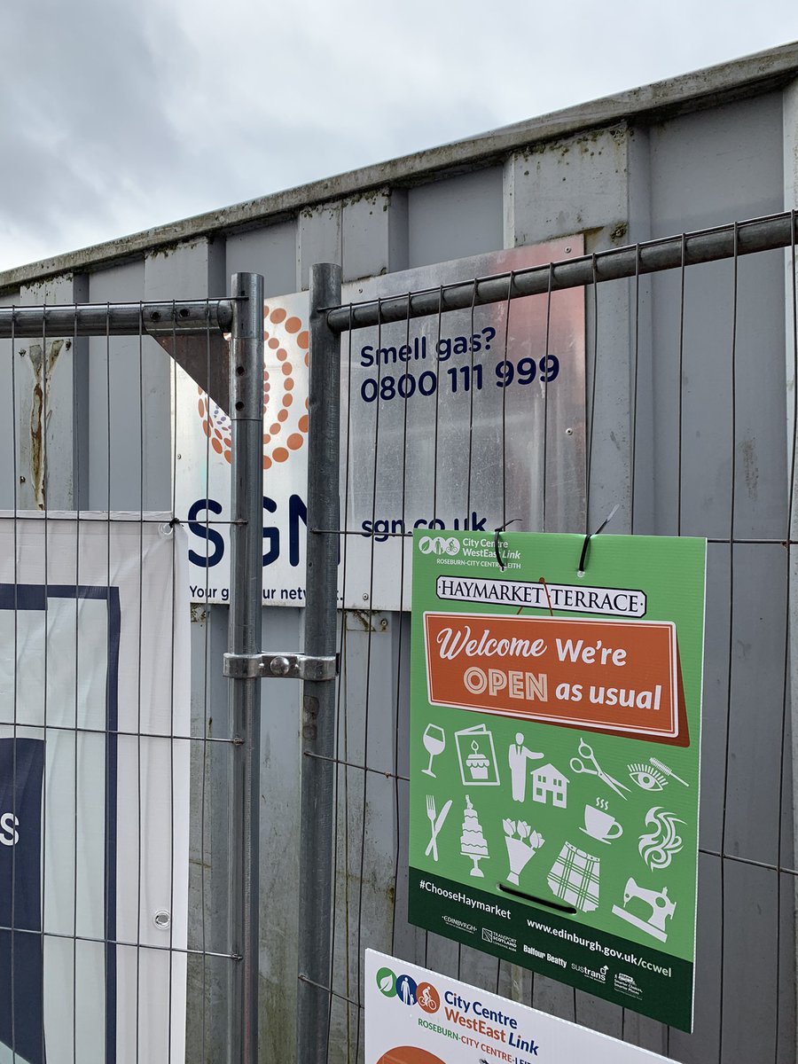 Day 4 CCWEL Haymarket Terr Closure. Balfour B-4men, SGN-2men, Accidents-1, Near Miss incidents too many to log. Litter bins accessible 2. Police reports 1 <a href="/Edinburgh_CC/">The City of Edinburgh Council</a> @cllrcammyday <a href="/balfourbeatty/">Balfour Beatty</a> <a href="/SGNgas/">SGN</a> <a href="/FinlayMcF/">Cllr. Finlay McFarlane</a>