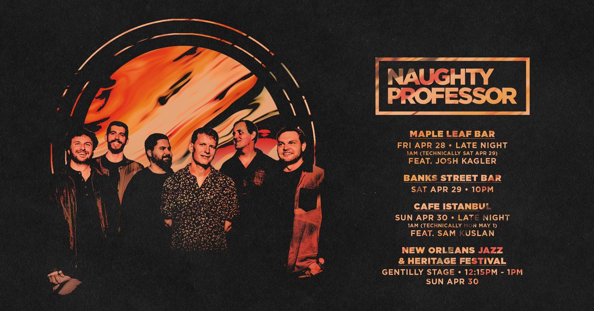 3 weeks away!! Don’t just stand around, tickets are on sale now 😈🤘
naughtyprofessormusic.com/tour.php