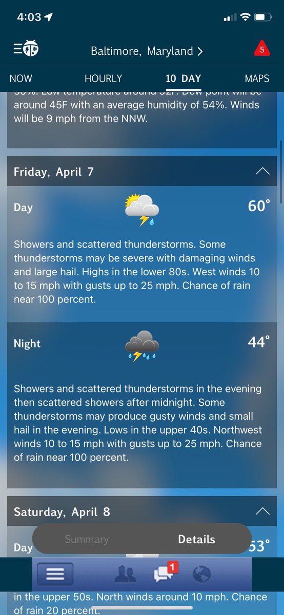 clint_griggs's tweet photo. Todays weather…….. oh wait that’s tomorrow…. https://t.co/rZSuuT4oQr