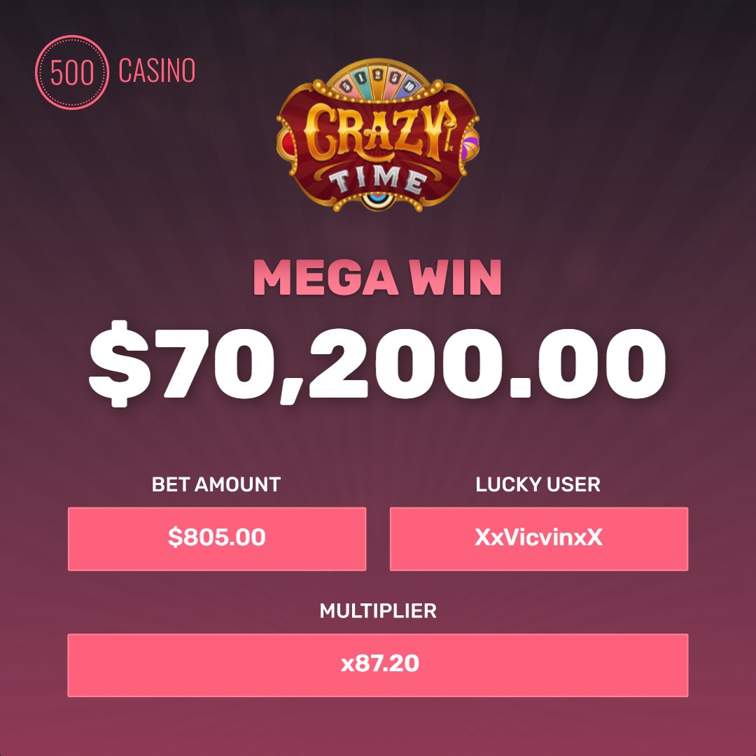 500 Casino tweet media