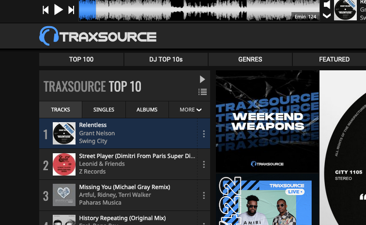 Grant Nelson (@grantnelson) on Twitter photo A massive thank you to everybody out there supporting my latest single "Relentless" which is currently rocking the top spot <a href="/traxsource/">Traxsource</a>!
Something that I honestly didn't expect but I am very grateful for. Love you longtime👊❤️ A massive thank you to everybody out there supporting my latest single "Relentless" which is currently rocking the top spot <a href="/traxsource/">Traxsource</a>!
Something that I honestly didn't expect but I am very grateful for. Love you longtime👊❤️