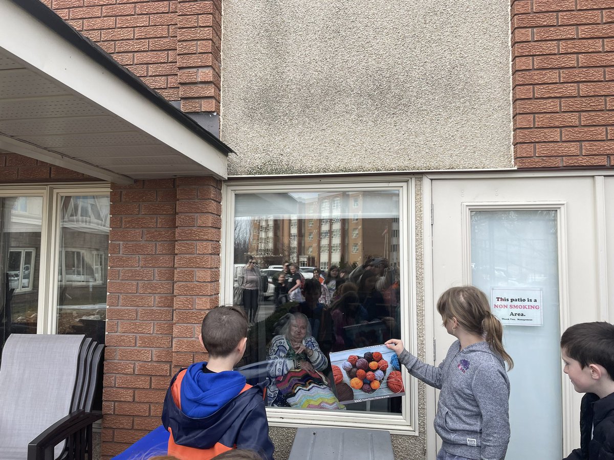 Our hearts were full delivering all our goodies to the residents of Crown Ridge. 🤍 way to go <a href="/alcdsb_stmt/">St. Mary Catholic School (Trenton)</a> students &amp; families - you made a lot of people happy today. #almsgiving #lent #community