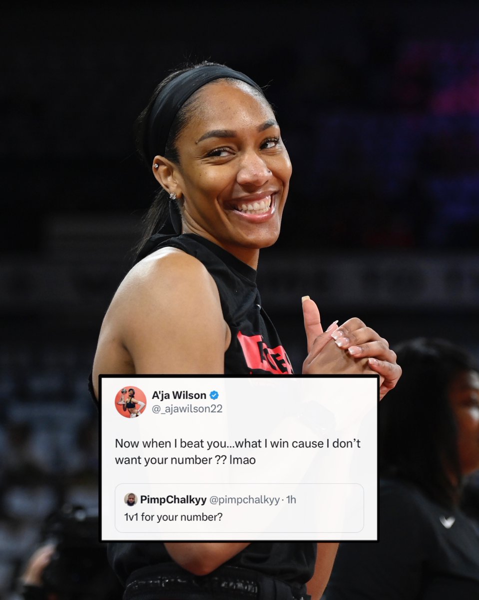 BleacherReport's tweet photo. A'ja from the top rope 🤣

(via @_ajawilson22) https://t.co/V98vnYayhK
