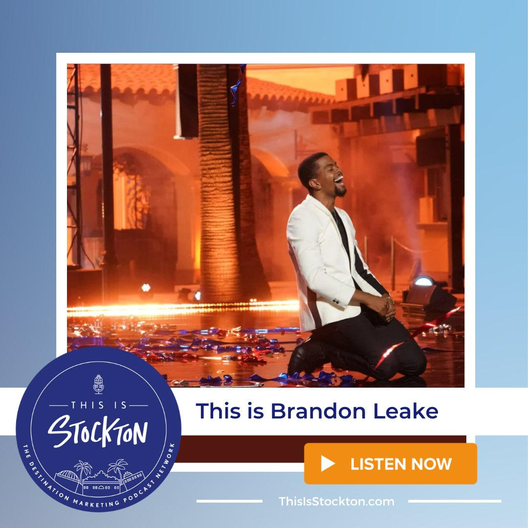 Stockton_CA's tweet image. Episode 17: This is Brandon Leake
📷 thisisstockton.com
Amy and Wes are joined by Stockton native and America's Got Talent season 15 winner, Brandon Leake. 
#visitstockton #stocktontrue #stocktonca #brandonleake #podcast