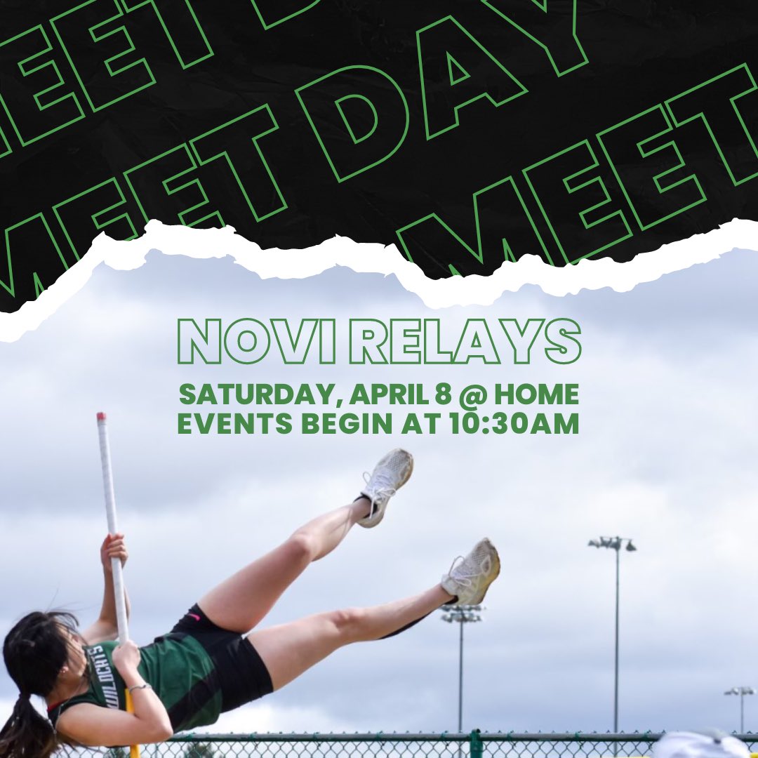 Come join us THIS SATURDAY as we kick off our competition season at home for Novi Relays!!🏆💚🤍
#novipride