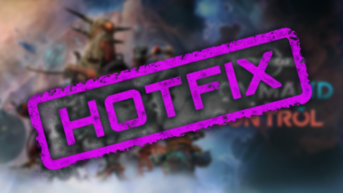 Moonbreaker's tweet photo. A hotfix is now available 🔥 to improve game balance and pacing, including fixes for matchmaking issues and improvements for MacOS rendering. 🦾 

Full list of changes here ➡️ https://t.co/vn13NxJF9o https://t.co/urL4z5ouYL