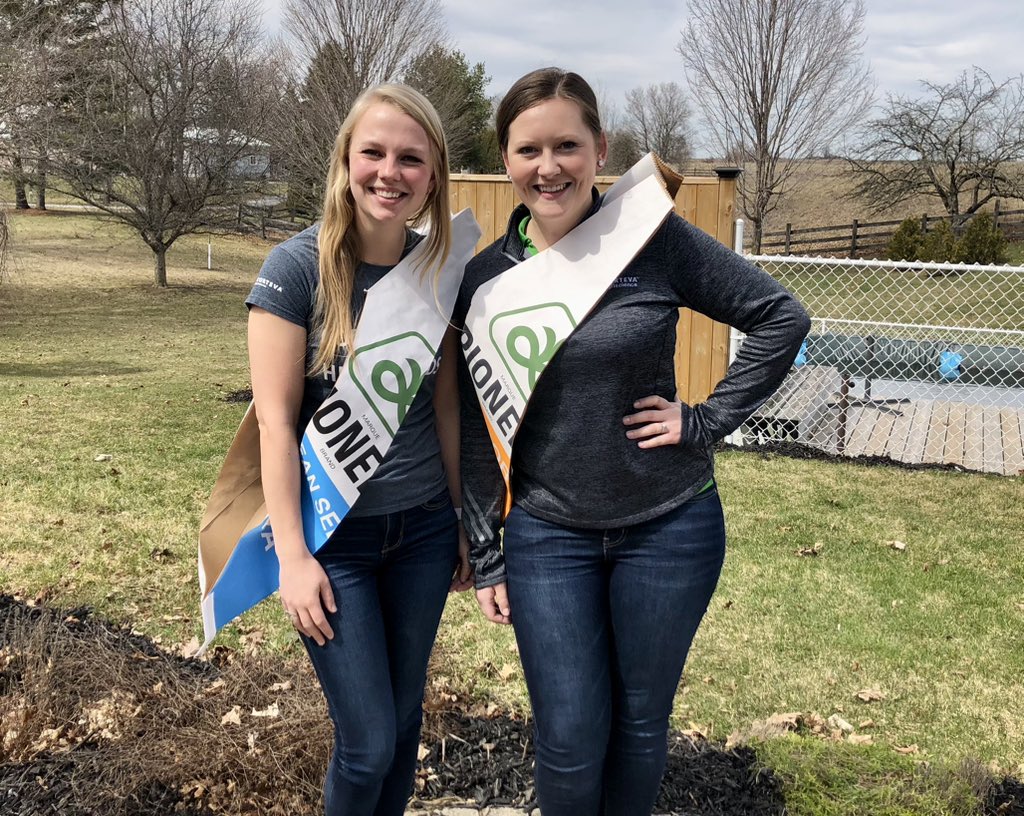 RebeccaJo20's tweet photo. ‘Bride to Be’ sash Pioneer TM style! The best family of coworkers at @PioneerSeedsCA! https://t.co/Kv2T1YXKMB