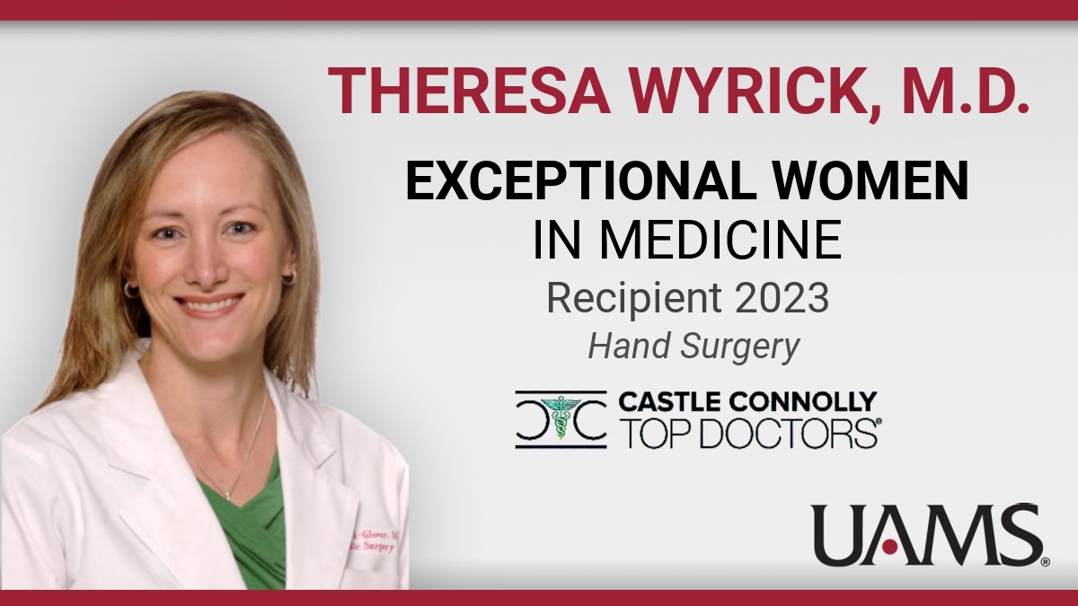 Congratulations to Dr. Theresa Wyrick on being named to The Exceptional Women in Medicine list for the fifth straight year! The list recognizes female <a href="/CastleConnolly/">Castle Connolly Top Doctors</a> Top Doctors who have demonstrated outstanding leadership, expertise &amp; dedication in their respective fields.👏