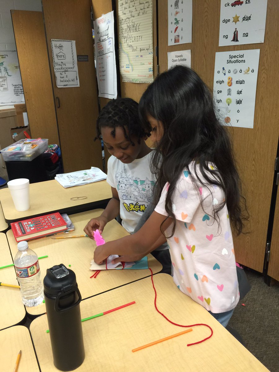STEM challenge in the afternoon. Third graders built a boat for their Peeps. 🐰🛶<a href="/HumbleISD_TE/">Timbers Elementary</a>