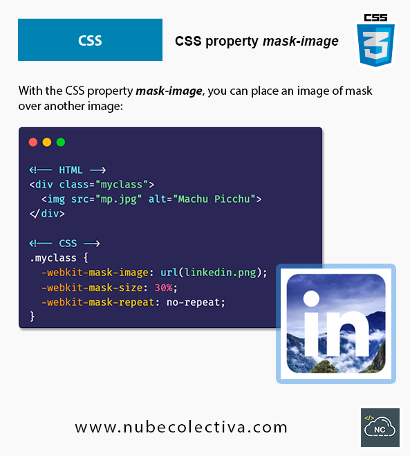 collectivecperu's tweet image. CSS Property mask-image !
#programmercommunity #devs #program #frontendDev #backendDev #softwaredevelopment #programming #liveprogrammingevents #live #100DaysOfCode #devcommunity #worldcode #css #html