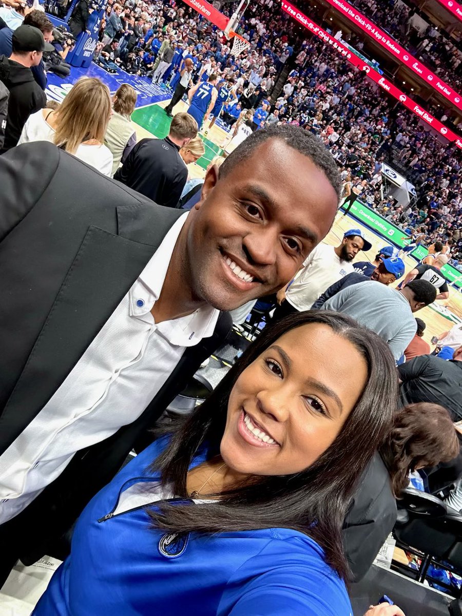 It was great spending time with Khalia Collier and the @dallasmavs organization. It truly is a top notch organization with great people! I’m also 2-0 when I see the Mavs play this year! #justsayin 🤷🏾‍♂️
