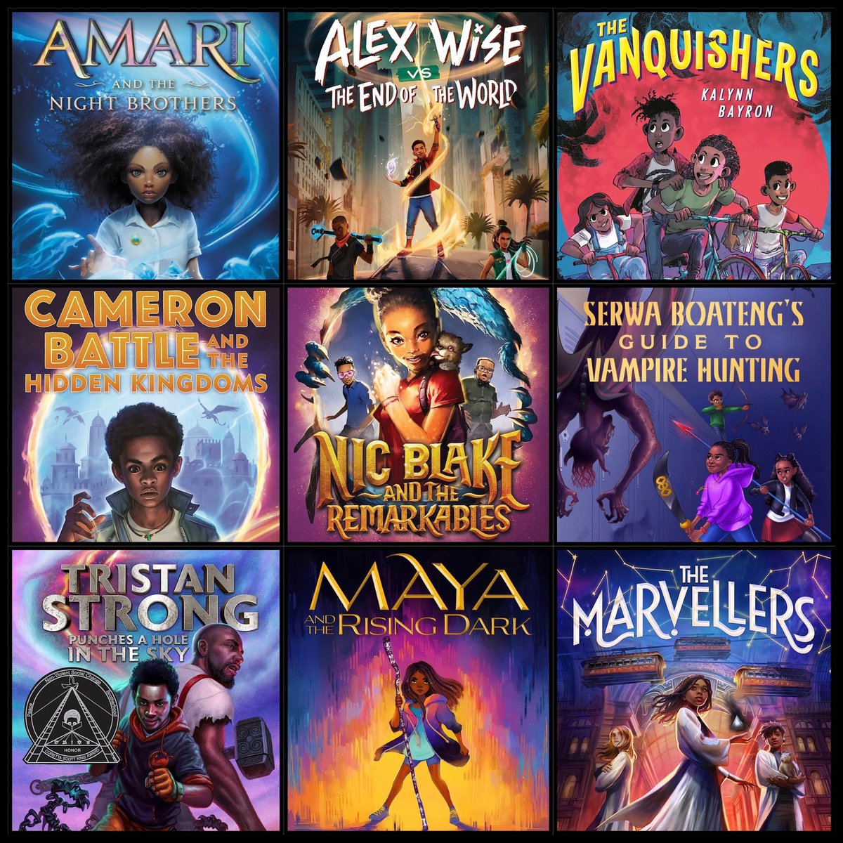bbalston's tweet photo. As a kid I loved fantasy books but never saw myself in the covers. I’m so thrilled that Black kids today get to be the hero of their own stories! 👦🏿👧🏾✨ https://t.co/Zg0gwz5HDM