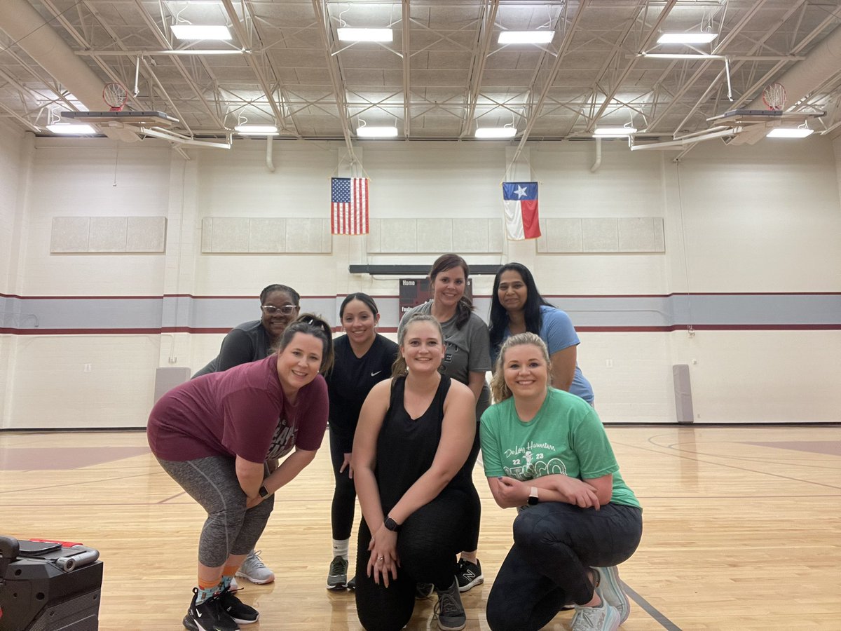 Wellness Wednesday’s Zumba group! We sure did have fun dancing the night away. #harvestershabits <a href="/DeLayMS/">DeLay Middle School</a>