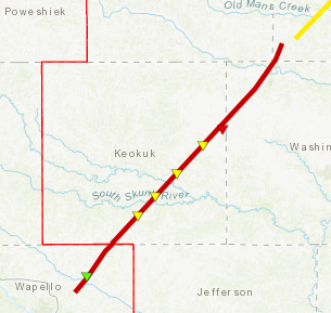 ElijahOffer620's tweet photo. @NWSQuadCities Hello, I hope you are well. I know it's only been a week since the 3/31 tornadoes and that surveys may still be ongoing, but is there any chance that this EF-4 path will split up into two? Based on radar and photographic evidence, they were two tornadoes. https://t.co/uDcWm4SpVZ